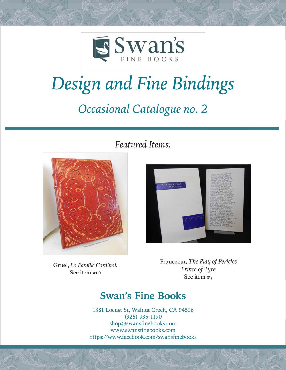Catalogue 2 – Design and Fine Bindings