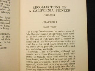Recollections of a California Pioneer