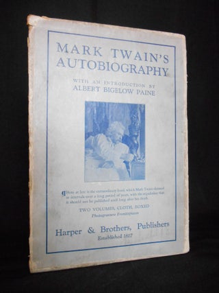 Item #13012003 Mark Twain's Autobiography. Mark Twain