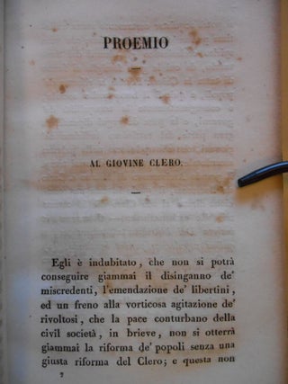 A' Cherici in Solitudine, Ragionamenti Sul Vero Spirito Ecclesiastico