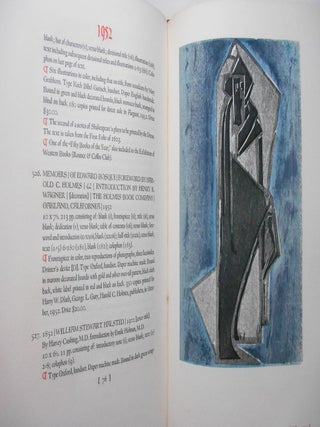 Bibliography of the Grabhorn Press, 1940-1956; With a Check-List, 1916-1940
