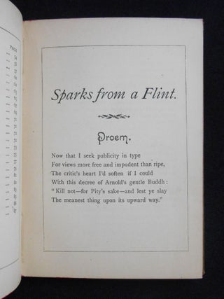 Sparks From a Flint; Odd Rhymes for Odd Times