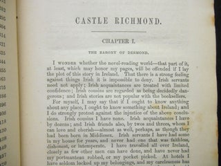 Castle Richmond; A Novel.