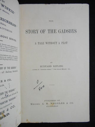 The Story of The Gadsbys, A Tale Without a Plot