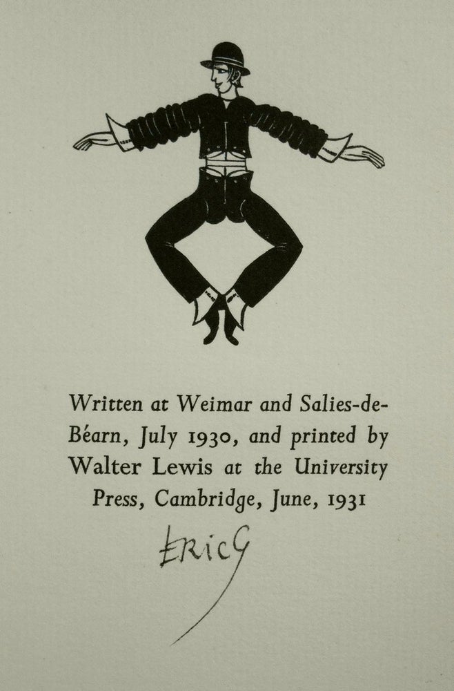 Item #17082110 Clothes, An Essay Upon the Nature and Significance of the Natural and Artificial Integuments Worn by Men and Women. Eric Gill, Author and Engravings.