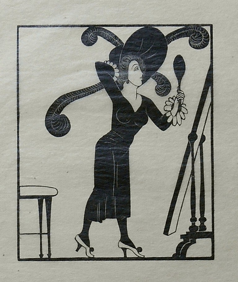 Item #17083258 Dress, 1920 [Print on Tissue]. Eric Gill, Artist.