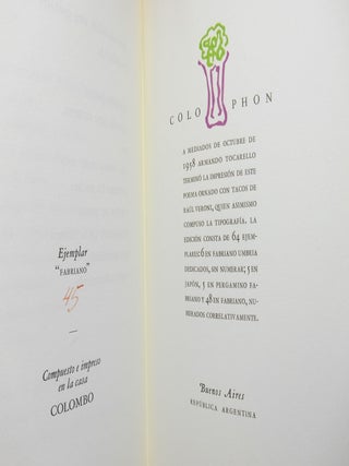 Dialogo Intimo; "La Caballera" Coleccion de poesia, Volumen VI.