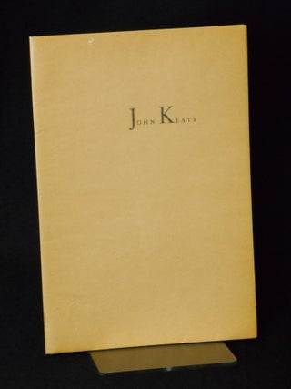 John Keats (1795-1821); "La Caballera." Coleccion de poesia. Volumen V.