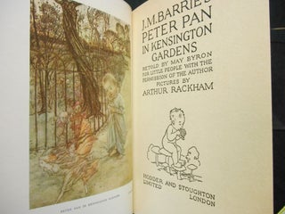 J.M. Barrie's Peter Pan in Kensington Gardens; Retold by May Bryon for Little People with the Permission of the Author