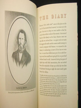 Item #17100594 The Diary of Patrick Breen; Recounting the Ordeal of the Donner Party Snowbound In...