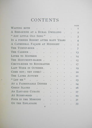 Human Shows, Far Phantasies; Songs, and Trifles