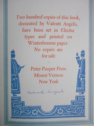 Item #18041734 The Blood of the Martyr. Stephen Crane, Valenti Angelo, Illustrations