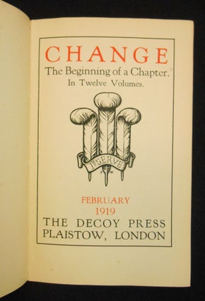 Change, The Beginning of a Chapter. In Twelve Volumes.