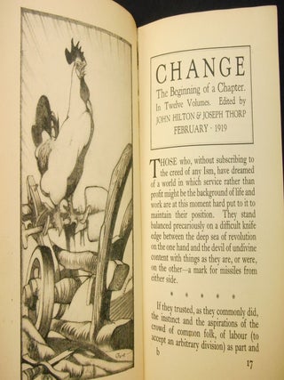 Change, The Beginning of a Chapter. In Twelve Volumes.