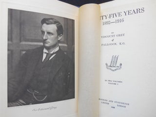 Item #18042504 Twenty-Five Years, 1892-1916. K. G. Viscount Grey of Fallodon, Frederick Hollyer,...