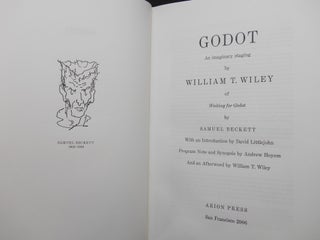 Godot: An Imaginary Staging by William T. Wiley of Waiting for Godot, by Samuel Beckett [with] En Attendant / Waiting for Godot