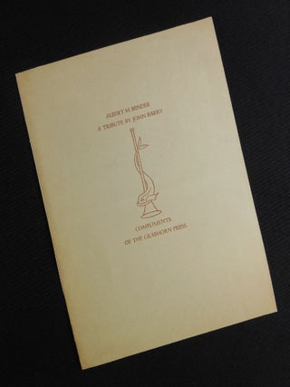 A Tribute to Albert M. Bender