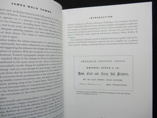 James Weld Towne; Pioneer San Francisco Printer, Publisher, & Paper Purveyor