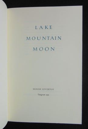 Item #19052036 Lake, Mountain, Moon. Denise Levertov