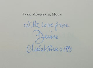 Lake, Mountain, Moon