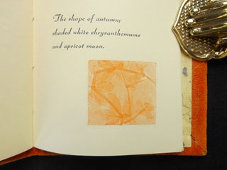 Apricot Moon; images in the japanese haiku style of seventeen syllable verses. Carol Cunningham.