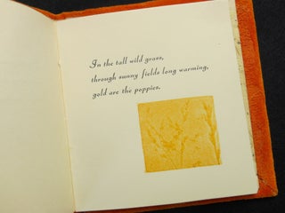 Apricot Moon; images in the japanese haiku style of seventeen syllable verses