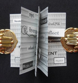 Which Way?; Partnered words for a troubled time, Keepsake for Artist's Books Reviews, Volume 1 No. 10, Winter 2003
