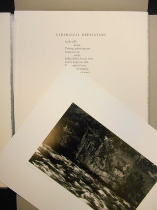Item #20110907 The Fates of Rocks & Trees; Two Poems, Two Photographs. Gary Snyder, Michael...