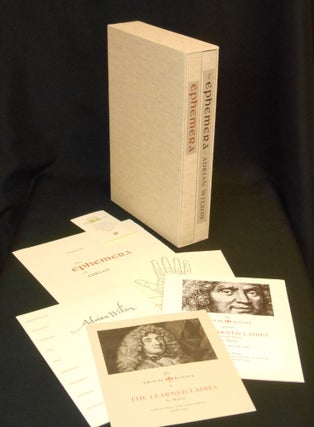 The Ephemera of Adrian Wilson: An Annotated List, 1944-1988. Printer Adrian Wilson, James Linden.