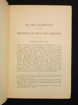 The Expression of the Emotions in Man and Animals