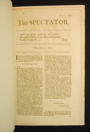 [LEAF BOOK] An Original Issue of "The Spectator", Together with The Story of the Famous Periodical and of its Founders, Joseph Addison & Richard Steele