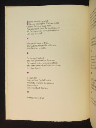 The Poet is Dead; A Memorial for Robinson Jeffers