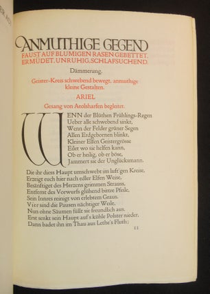 Item #22030302 Faust, Eine Tragoedie von Goethe (Volumes I and II). Johann Wolfgang von Goethe