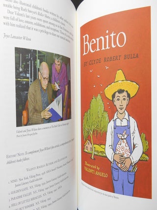 Item #22041101 Valenti Angelo, The Man and the Artist. Valenti Angelo, Earl and Gloria Emelson