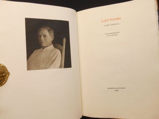 Item #22062617 Last Poems. James Merrill, J. D. McClatchy, Mariana Cook, Introduction, Frontis...