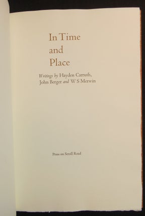 In Time and Place