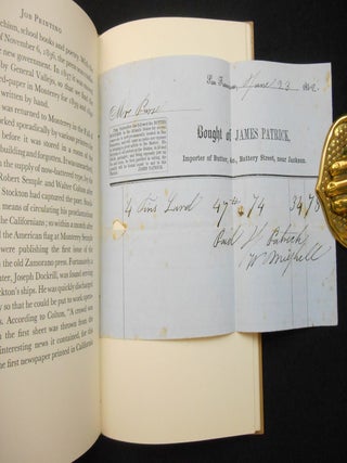 Job Printing in California, With Four Original Examples of Early California Printing. 1955.; Early California Travels Series, Volume XXVI