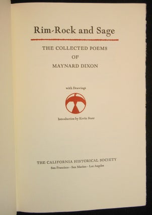 Rim-Rock and Sage; The Collected Poems of Maynard Dixon