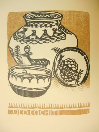 Item #23041701 Indian Pottery; Old and New. Gustave Baumann, Woodcuts and Text