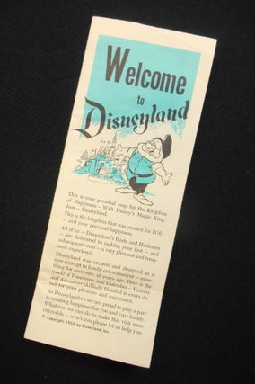 Item #23101001 Disneyland, Welcome to Disneyland. Disney Studios