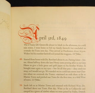 Item #23110101 The Santa Fe Trail to California, 1849-1852; The Journal and Drawings of H.M.T....
