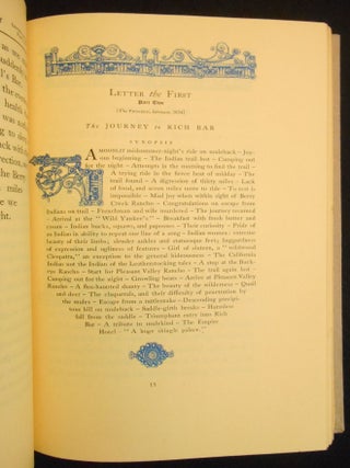 The Shirley Letters; From California Mines in 1851-52