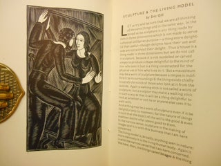 Item #24032447 Sculpture and the Living Model. Eric Gill, Author and Artist