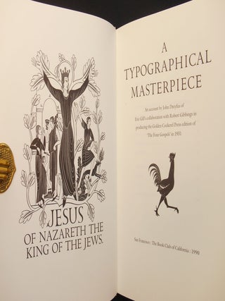 A Typographical Masterpiece; An account by John Dreyfus of Eric Gill's collaboration with Robert Gibbings in producing the Golden Cockerel Press edition of 'The Four Gospels' in 1931