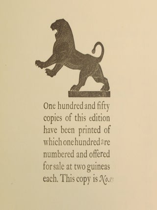 Wood-engravings; Being a selection of Eric Gill's engravings on wood...