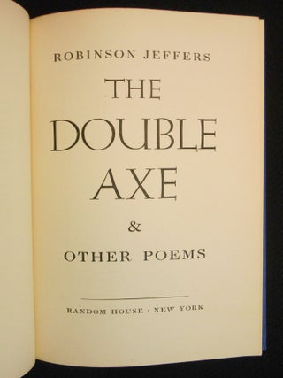 The Double Axe; & Other Poems