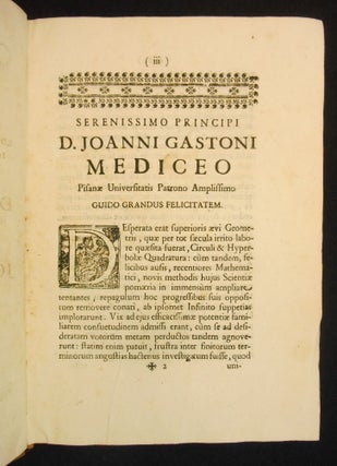 Quadratura Circuli,; et hyperbolae per infinitas hypoerbolas, & parabolas quadrabiles geometrice exhibita, & demonstrata