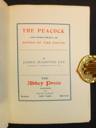 The Peacock and Other Poems [Binding Designer Unknown]