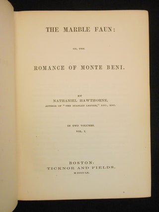 The Marble Faun; or, The Romance of Monte Beni
