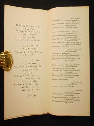 An Artist; With a Note by the Author Concerning the Poem...